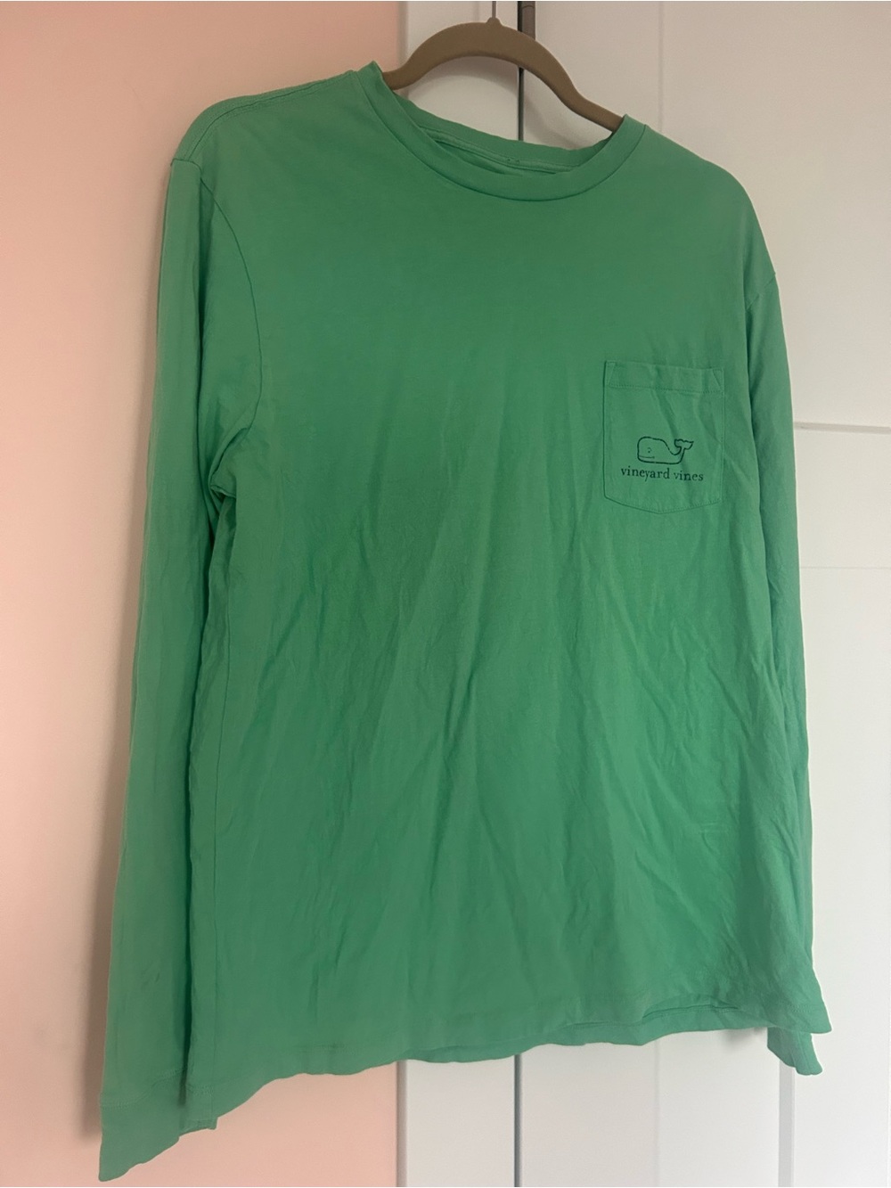Vineyard Vines Men’s Long-Sleeve Pocket Tee - Mint Green